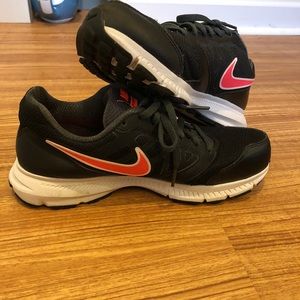 Black and Pink Nikes